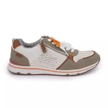 Мужские кроссовки на шнуровке и молнии DOCKERS BY GERLI 43 хаки