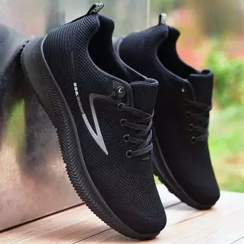 Мужские кроссовки на шнуровке, нескользящие, повседневные кроссовки, легкие дышащие кроссовки, сетчатые кроссовки 47