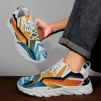 Мужские кроссовки на шнуровке, повседневная обувь для мужчин, спортивная обувь для бега, тренировочная обувь, мужские женские кроссовки, обувь для путешествий и ходьбы 44