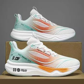 Мужские кроссовки на воздушной подушке, марафонская спортивная обувь, дышащие легкие повседневные кроссовки, спортивная тренировочная обувь с карбоновой пластиной 39