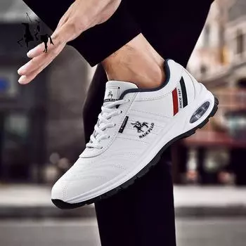 Мужские кроссовки Naiker Paul Air Cushion White для бега и отдыха 45 чёрный