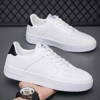 Мужские кроссовки Network Surface Fashion, дышащие, модные, повседневные, кроссовки Air Force Small White Shoes, мужская обувь 39