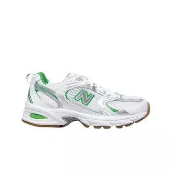 Мужские кроссовки New Balance 530 бело-зеленые MR530AS