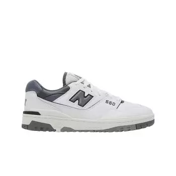 Мужские кроссовки New Balance 550 White Grey Dark Grey 2E Wide BB550WTG