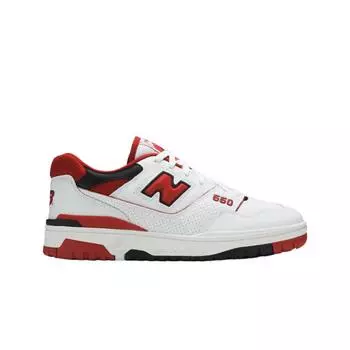 Мужские кроссовки New Balance 550 White Red 2E Wide BB550SE1