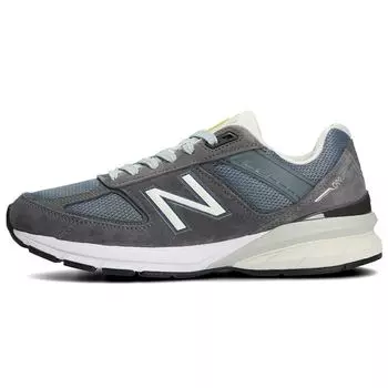 Мужские кроссовки New Balance 990v5 Made in USA SSZ Серый Белый Желтый M990BE5 41.5