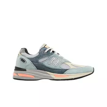 Мужские кроссовки New Balance 991v2 Made in UK Blue Silver U991SG2