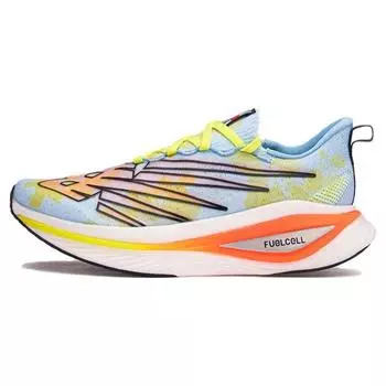 Мужские кроссовки New Balance FuelCell SuperComp Elite v3 London Marathon, разноцветные, сине-дымчатые, космически-ананасовые, MRCELLD3 42.5