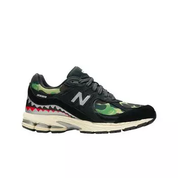 Мужские кроссовки New Balance x BAPE 2002R Black Camo M2002RBF