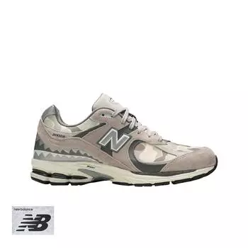 Мужские кроссовки New Balance x BAPE 2002R Grey Camo Special Box M2002RBG
