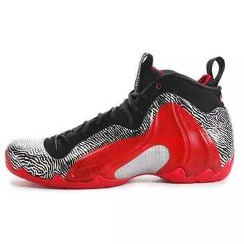 Мужские кроссовки Nike Air Flightposite Expeded Zebra Silver University-Red-Black 616765-001