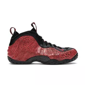 Мужские кроссовки Nike Air Foamposite One Cracked Lava Red Black Total-Crimson 314996-014