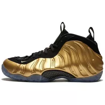 Мужские кроссовки Nike Air Foamposite One Metallic Gold Mtllc-Gold-Blk 314996-700