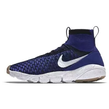 Мужские кроссовки Nike Air Footscape Magista Flyknit Deep Royal Blue White-Dark-Obsidian-Gum 816560-400
