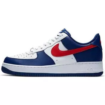 Мужские кроссовки Nike Air Force 1 07 USA Blue White Varsity-Red CZ9164-100
