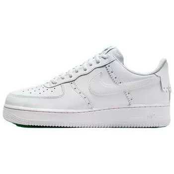 Мужские кроссовки Nike Air Force 1 07 LV8 The Masters Back 9 Collection белые средне-мягко-розовые малахитовые HF1937-100 38.5