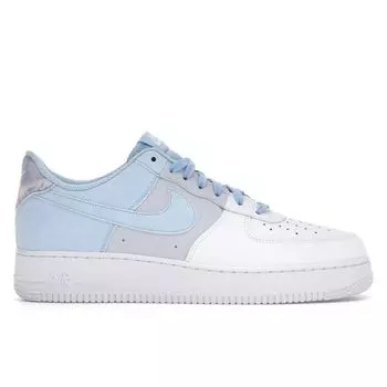 Мужские кроссовки Nike Air Force 1 07 LV8 Psychic Blue белые футбольно-серые CZ0337-400 38.5