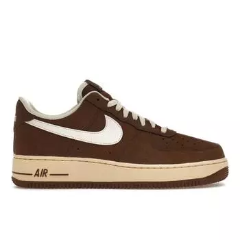 Кроссовки унисекс Nike Air Force 1 07 Cacao Wow коричневые, кокосово-молочные, винтажно-зеленые FZ3592-259 45