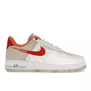 Мужские кроссовки Nike Air Force 1 07 Premium Leap High White Summit-White Washed-Teal FD4205-161 45