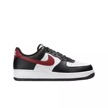 Мужские кроссовки Nike Air Force 1 07 Black Dark Team Red FZ4615-001