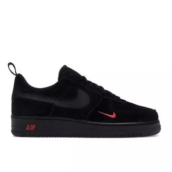 Мужские кроссовки Nike Air Force 1 07 LV8 Reflective Swoosh — черные малиновые светло-малиновые DZ4514-001 47.5