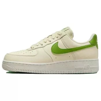 Мужские кроссовки Nike Air Force 1 07 SE Coconut Milk Chlorophyll кремового цвета Sail Volt DV3808-102 36.5