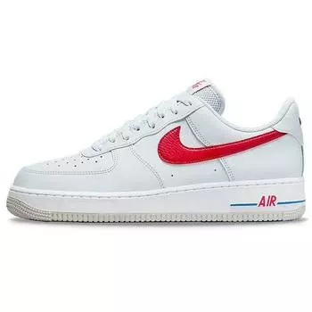 Мужские кроссовки Nike Air Force 1 07 USA USA White Pure-Platinum University-Red DX2660-001 43