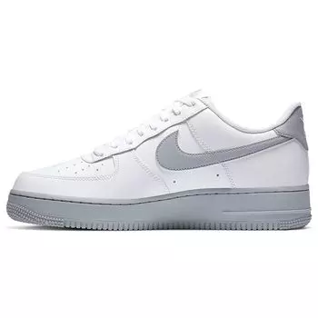 Мужские кроссовки Nike Air Force 1 07 White Grey Sole Wolf-Grey CK7663-104