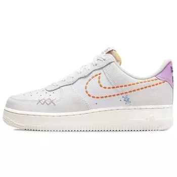 Мужские кроссовки Nike Air Force 1 07 SE 101 White Sail Green-Glow DX2348-100 41