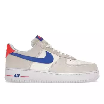 Мужские кроссовки Nike Air Force 1 07 LV8 Coconut Milk Hyper Royal кремово-белые ярко-малиновые DM8314-100 38.5
