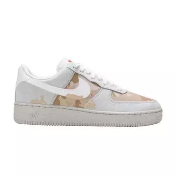 Мужские кроссовки Nike Air Force 1 07 LX с вышивкой Desert Camo White Photon-Dust Team-Orange DD1175-001 38.5