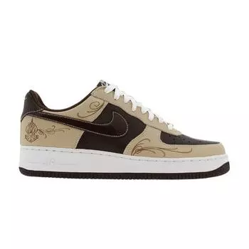 Мужские кроссовки Nike Air Force 1 Brown Pride Tan Linen Baroque-Brown-White 307334-221