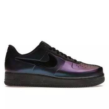 Мужские кроссовки Nike Air Force 1 Foamposite Pro Court Purple черные AJ3664-500