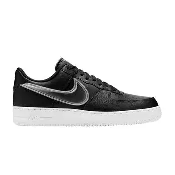 Мужские кроссовки Nike Air Force 1 Low Oversized Swoosh черные AO2441-003