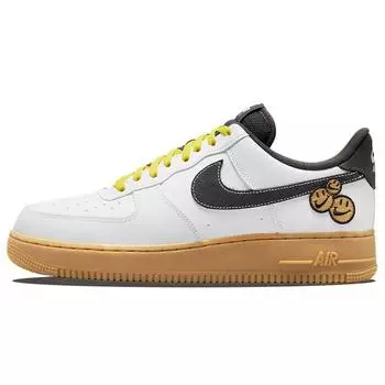 Мужские кроссовки Nike Air Force 1 LV8 Go The Extra Smile белые желто-Strike Gum-светло-коричневые DO5853-100 39
