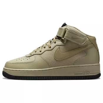 Мужские кроссовки Nike Air Force 1 Mid 07 Neutral Olive нейтрально-оливково-черные FB8881-200 42.5
