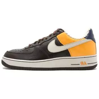 Мужские кроссовки Nike Air Force 1 Premium Rens Brown Brqebrn Brch-Pr-Gold-Midn-Nvy 313641-222 44.5