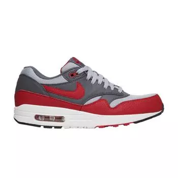 Мужские кроссовки Nike Air Max 1 Essential Gym Red Grey Wolf-Grey Dark-Grey 537383-062