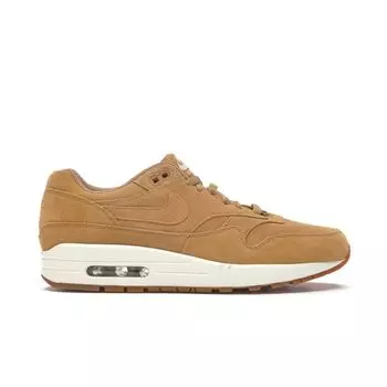 Мужские кроссовки Nike Air Max 1 Premium Wheat Tan Flax Gum, Medium-Brown 875844-203