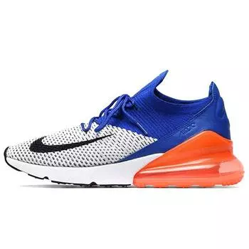 Мужские кроссовки Nike Air Max 270 Flyknit Blue Crimson White Black-Racer-Blue-Total-Crimson AO1023-101