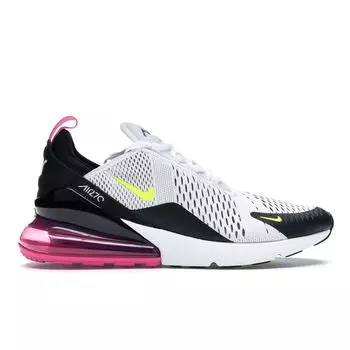 Мужские кроссовки Nike Air Max 270 Volt Fuchsia White Volt-Black-Laser-Fuchsia AH8050-109