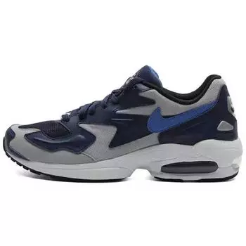 Мужские кроссовки Nike Air Max 2 Light Midnight Navy Blue Mountain-Blue AO1741-400
