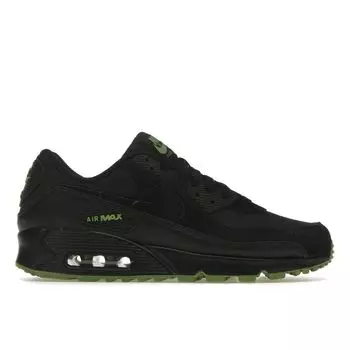 Мужские кроссовки Nike Air Max 90 черные с хлорофиллом DQ4071-005 43