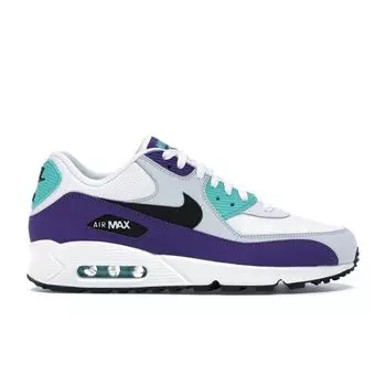 Мужские кроссовки Nike Air Max 90 Essential Hyper Jade White Black-Hyper-Jade AJ1285-103