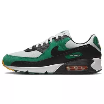 Мужские кроссовки Nike Air Max 90 Gorge Green Pure-Platinum University-Gold Black DM0029-004 42
