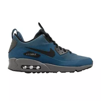 Мужские кроссовки Nike Air Max 90 Mid Winter Blue Squadron-Blue Dark-Grey 806808-400 42