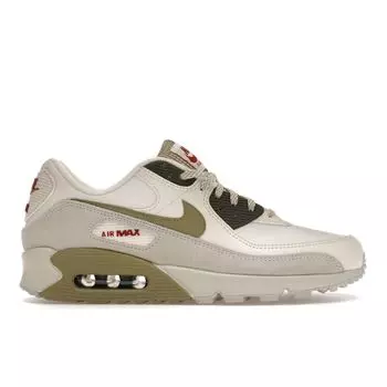 Мужские кроссовки Nike Air Max 90 Phantom Neutral Olive кремовые Light-Bone Cargo-хаки FB9657-002 44.5