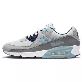 Мужские кроссовки Nike Air Max 90 Pure Platinum Worn Blue Grey Obsidian Wolf-Grey DM0029-003 43
