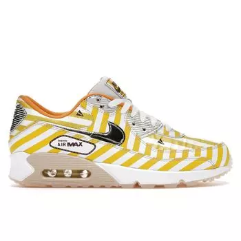 Мужские кроссовки Nike Air Max 90 SE Swoosh Mart Fried Chicken Yellow Speed-Yellow White DD5481-735 40