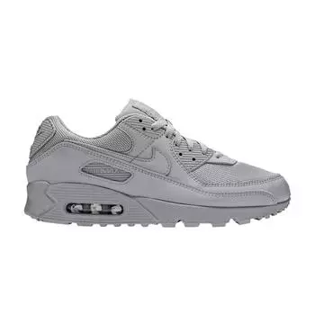 Мужские кроссовки Nike Air Max 90 Triple Grey Wolf-Grey CN8490-001